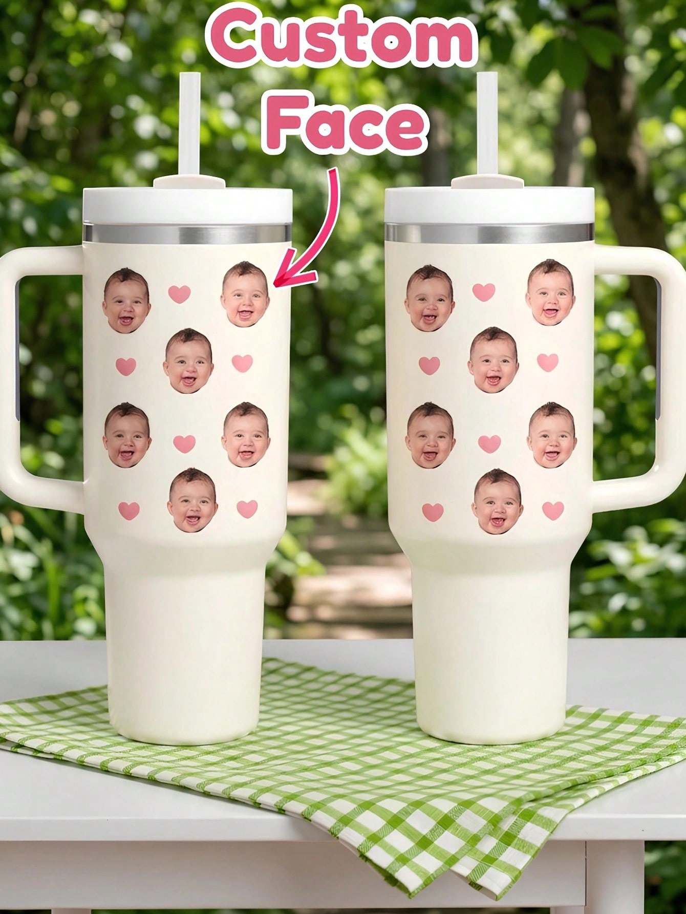 كوب معزول مخصص للوجه بسعة 40 أ - مراجعة Coffee Equipment With Name وسعره